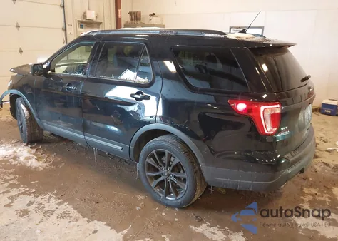 2019 Ford Explorer Xlt z USA, uszkodzony, nr VIN 1FM5K8D83KGA38794